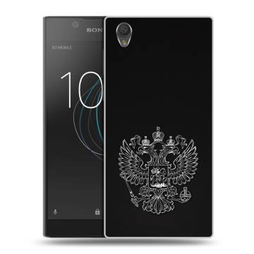 Пластиковый чехол на Sony Xperia L1 с принтом Герб России Пластиковый чехол на Sony Xperia L1 с принтом Герб России