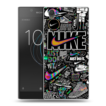 Пластиковый чехол на Sony Xperia L1 с принтом Найк