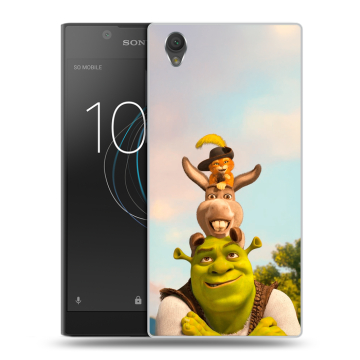 Пластиковый чехол на Sony Xperia L1 с принтом Шрек Shrek Пластиковый чехол на Sony Xperia L1 с принтом Шрек Shrek