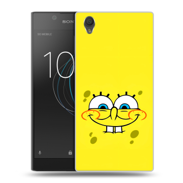 Пластиковый чехол на Sony Xperia L1 с принтом спанчбоб спанч боб Пластиковый чехол на Sony Xperia L1 с принтом спанчбоб спанч боб