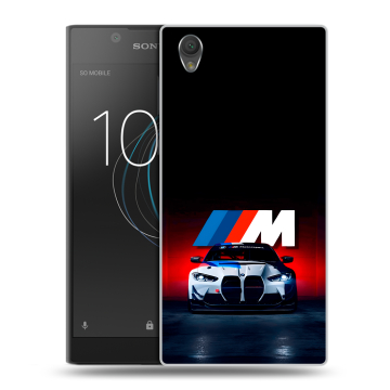 Пластиковый чехол на Sony Xperia L1 с принтом БМВ BMW
