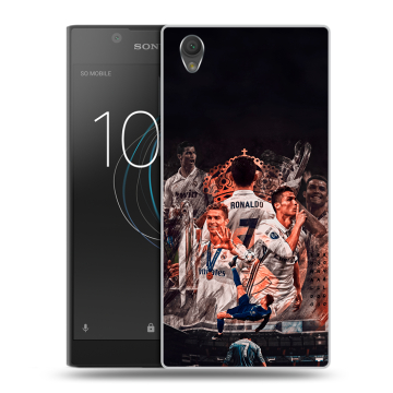 Пластиковый чехол на Sony Xperia L1 с принтом Реал Роналдо Real Ronaldo Пластиковый чехол на Sony Xperia L1 с принтом Реал Роналдо Real Ronaldo