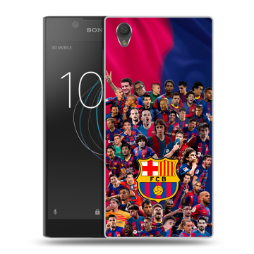 Пластиковый чехол на Sony Xperia L1 с принтом Барселона Barcelona Пластиковый чехол на Sony Xperia L1 с принтом Барселона Barcelona