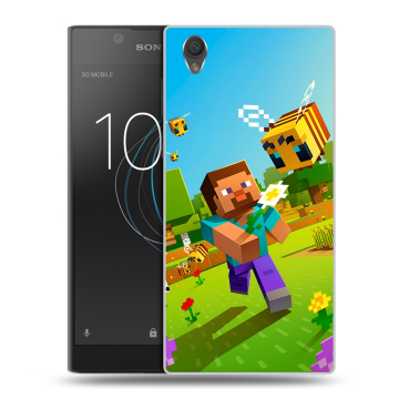Пластиковый чехол на Sony Xperia L1 с принтом Майнкрафт Minecraft Пластиковый чехол на Sony Xperia L1 с принтом Майнкрафт Minecraft