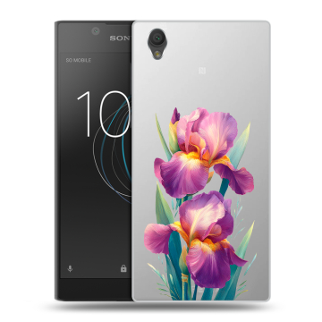 Пластиковый чехол на Sony Xperia L1 с принтом Цветы орхидеи Пластиковый чехол на Sony Xperia L1 с принтом Цветы орхидеи