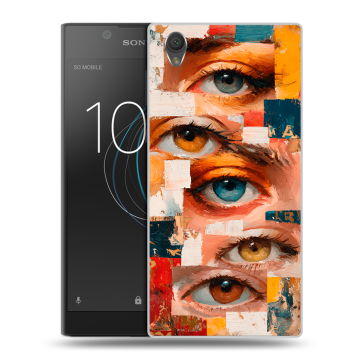 Пластиковый чехол на Sony Xperia L1 с принтом Модный принт Пластиковый чехол на Sony Xperia L1 с принтом Модный принт