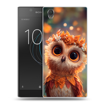 Пластиковый чехол на Sony Xperia L1 с принтом Милая сова Пластиковый чехол на Sony Xperia L1 с принтом Милая сова
