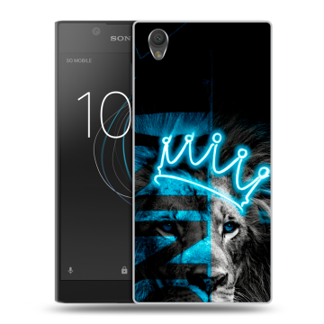 Пластиковый чехол на Sony Xperia L1 с принтом Король лев Пластиковый чехол на Sony Xperia L1 с принтом Король лев