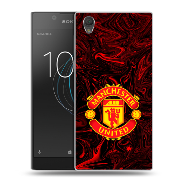 Пластиковый чехол на Sony Xperia L1 с принтом Manchester United Пластиковый чехол на Sony Xperia L1 с принтом Manchester United