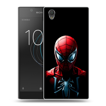 Пластиковый чехол на Sony Xperia L1 с принтом Spiderman Человек паук Пластиковый чехол на Sony Xperia L1 с принтом Spiderman Человек паук