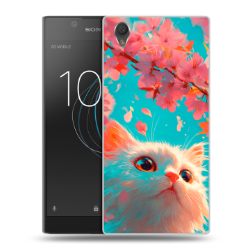 Пластиковый чехол на Sony Xperia L1 с принтом Красивый кот Пластиковый чехол на Sony Xperia L1 с принтом Красивый кот