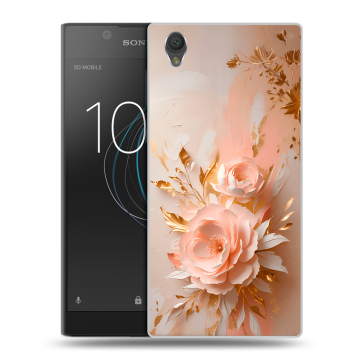 Пластиковый чехол на Sony Xperia L1 с принтом женский Пластиковый чехол на Sony Xperia L1 с принтом женский