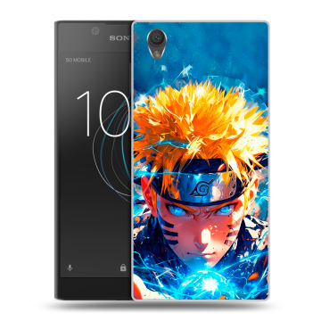 Пластиковый чехол на Sony Xperia L1 с принтом Аниме Наруто Naruto