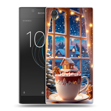 Пластиковый чехол на Sony Xperia L1 с принтом Новый год Пластиковый чехол на Sony Xperia L1 с принтом Новый год
