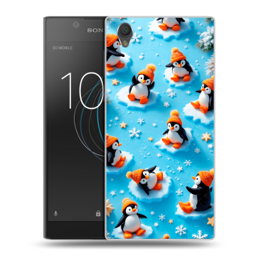 Пластиковый чехол на Sony Xperia L1 с принтом Новый год Пластиковый чехол на Sony Xperia L1 с принтом Новый год