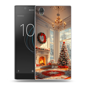 Пластиковый чехол на Sony Xperia L1 с принтом Новый год Пластиковый чехол на Sony Xperia L1 с принтом Новый год