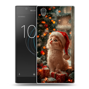 Пластиковый чехол на Sony Xperia L1 с принтом Новый год Пластиковый чехол на Sony Xperia L1 с принтом Новый год