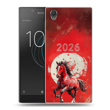 Пластиковый чехол на Sony Xperia L1 с принтом Новый год Пластиковый чехол на Sony Xperia L1 с принтом Новый год