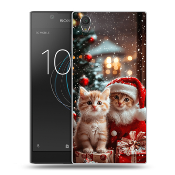Пластиковый чехол на Sony Xperia L1 с принтом Новый год Пластиковый чехол на Sony Xperia L1 с принтом Новый год