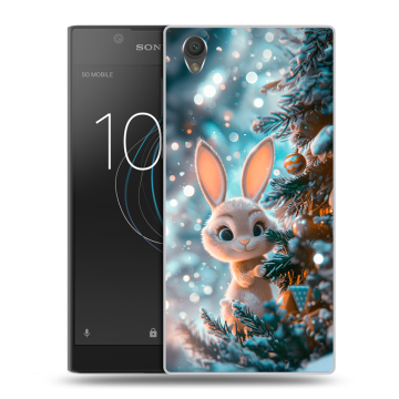 Пластиковый чехол на Sony Xperia L1 с принтом Новый год
