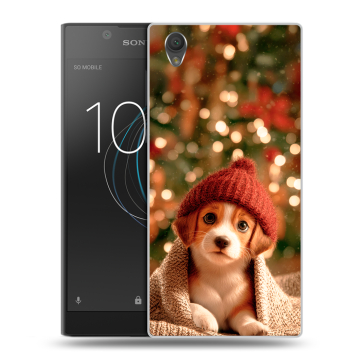 Пластиковый чехол на Sony Xperia L1 с принтом Новый год