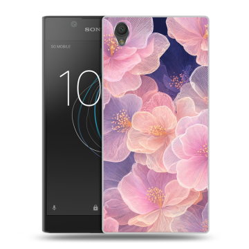 Пластиковый чехол на Sony Xperia L1 с принтом женский Пластиковый чехол на Sony Xperia L1 с принтом женский