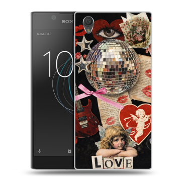 Пластиковый чехол на Sony Xperia L1 с принтом для девочек Пластиковый чехол на Sony Xperia L1 с принтом для девочек