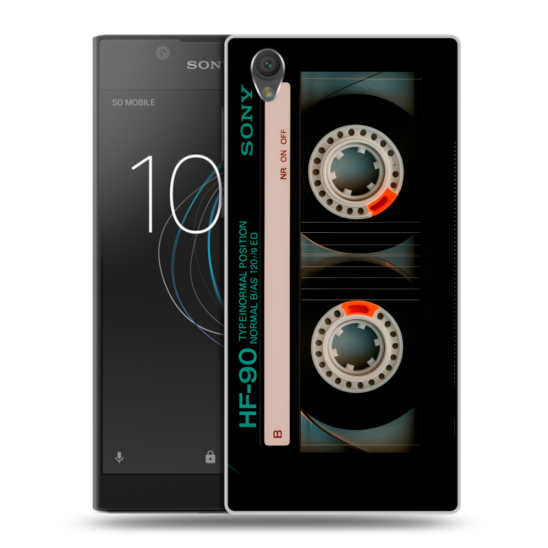Пластиковый чехол на Sony Xperia L1 с принтом Кассета Пластиковый чехол на Sony Xperia L1 с принтом Кассета