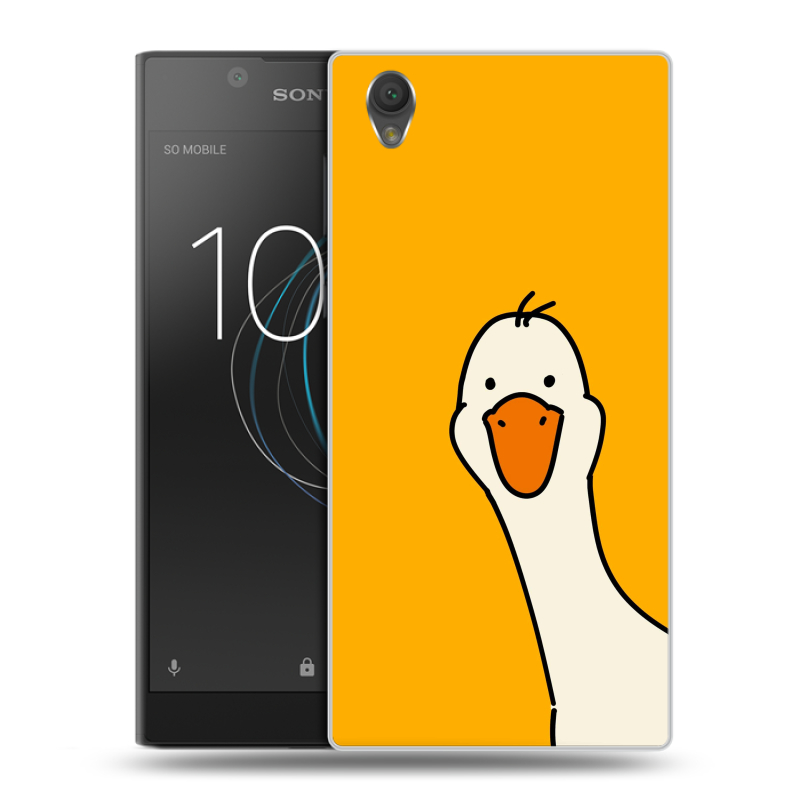 Пластиковый чехол на Sony Xperia L1 с принтом Утка Пластиковый чехол на Sony Xperia L1 с принтом Утка