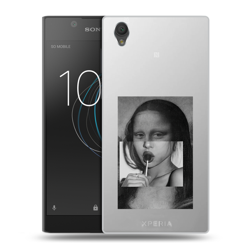 Пластиковый чехол на Sony Xperia L1 с принтом Мона Лиза Пластиковый чехол на Sony Xperia L1 с принтом Мона Лиза