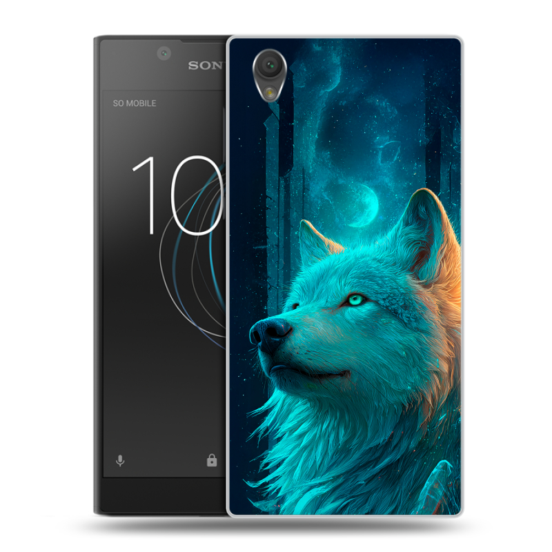 Пластиковый чехол на Sony Xperia L1 с принтом бабочки саккура Пластиковый чехол на Sony Xperia L1 с принтом бабочки саккура