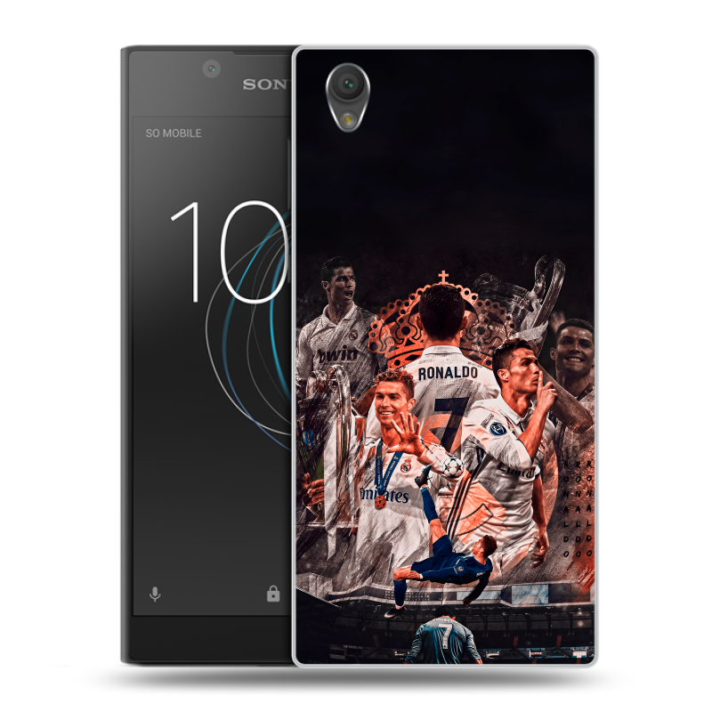 Пластиковый чехол на Sony Xperia L1 с принтом Реал Роналдо Real Ronaldo Пластиковый чехол на Sony Xperia L1 с принтом Реал Роналдо Real Ronaldo
