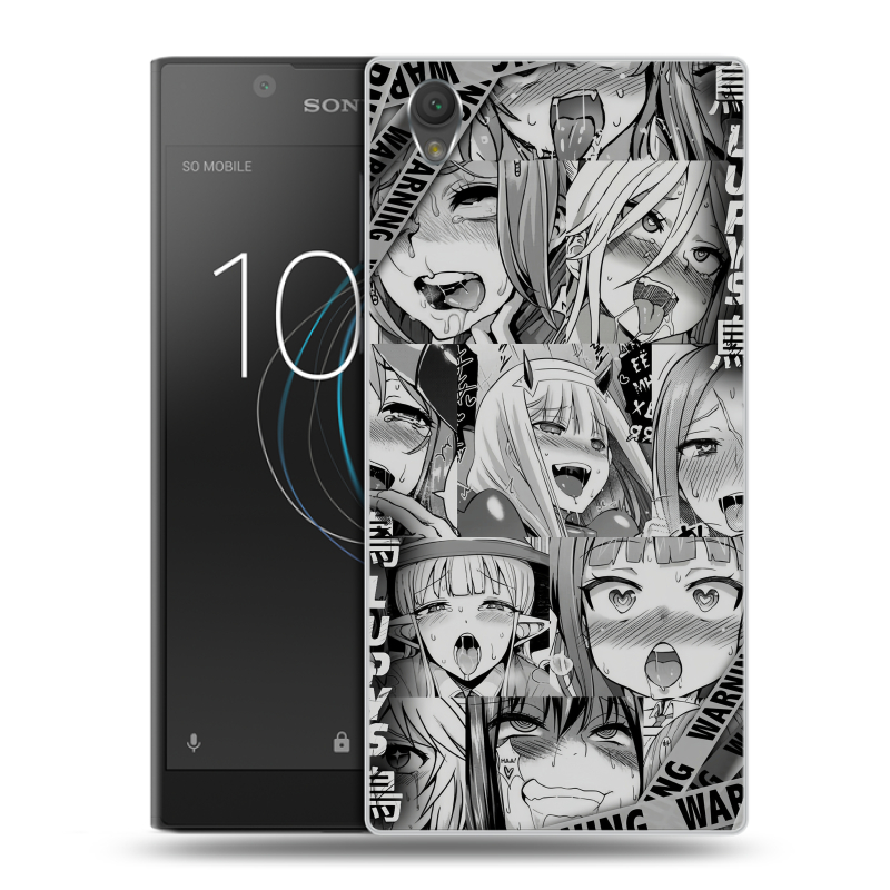 Пластиковый чехол на Sony Xperia L1 с принтом Ahegao Ахегао Аниме Пластиковый чехол на Sony Xperia L1 с принтом Ahegao Ахегао Аниме