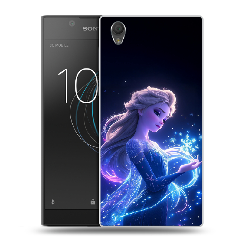 Пластиковый чехол на Sony Xperia L1 с принтом Холодное сердце Frozen Пластиковый чехол на Sony Xperia L1 с принтом Холодное сердце Frozen