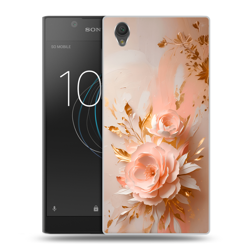 Пластиковый чехол на Sony Xperia L1 с принтом женский Пластиковый чехол на Sony Xperia L1 с принтом женский
