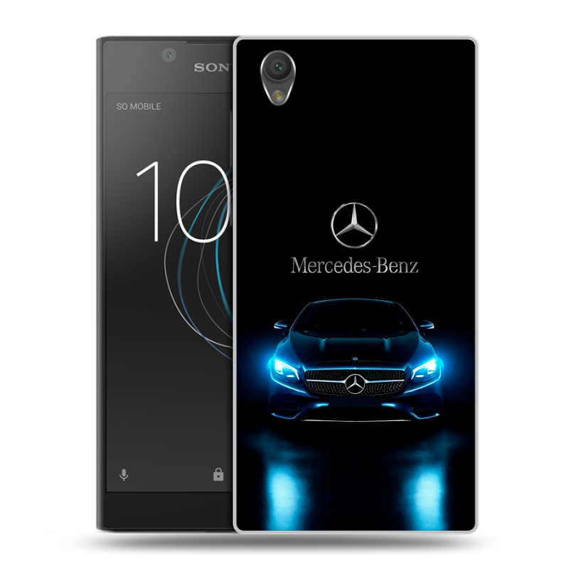 Пластиковый чехол на Sony Xperia L1 с принтом Mercedes Мерседес Пластиковый чехол на Sony Xperia L1 с принтом Mercedes Мерседес