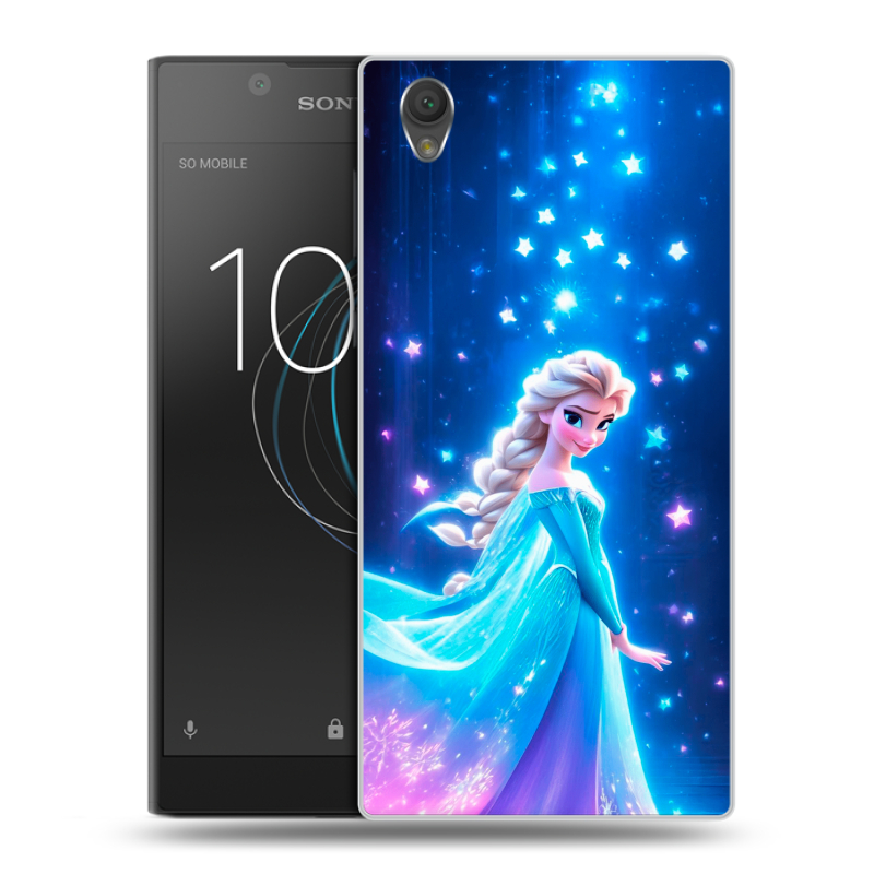 Пластиковый чехол на Sony Xperia L1 с принтом Холодное сердце Frozen Пластиковый чехол на Sony Xperia L1 с принтом Холодное сердце Frozen
