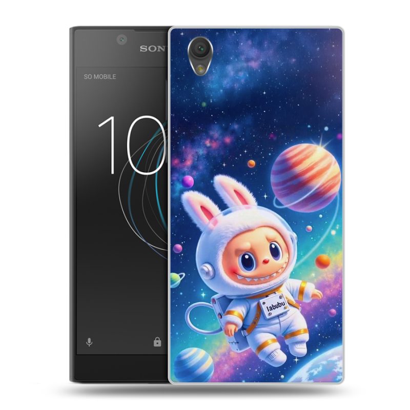 Пластиковый чехол на Sony Xperia L1 с принтом Labubu Лабубу Пластиковый чехол на Sony Xperia L1 с принтом Labubu Лабубу