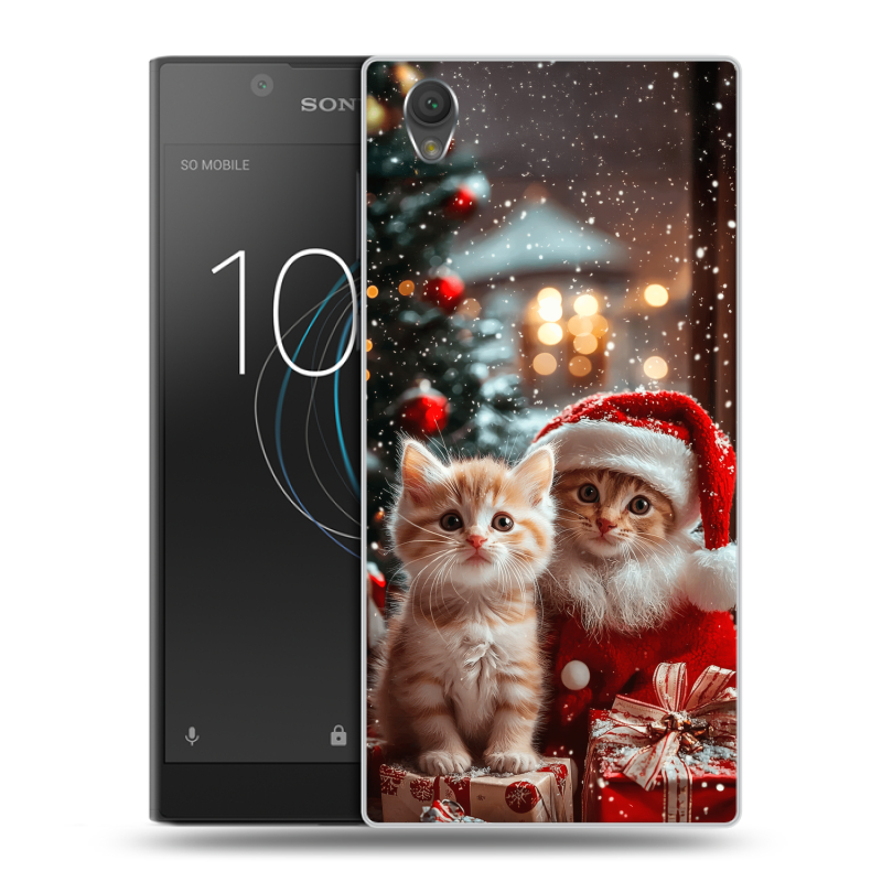 Пластиковый чехол на Sony Xperia L1 с принтом Новый год Пластиковый чехол на Sony Xperia L1 с принтом Новый год