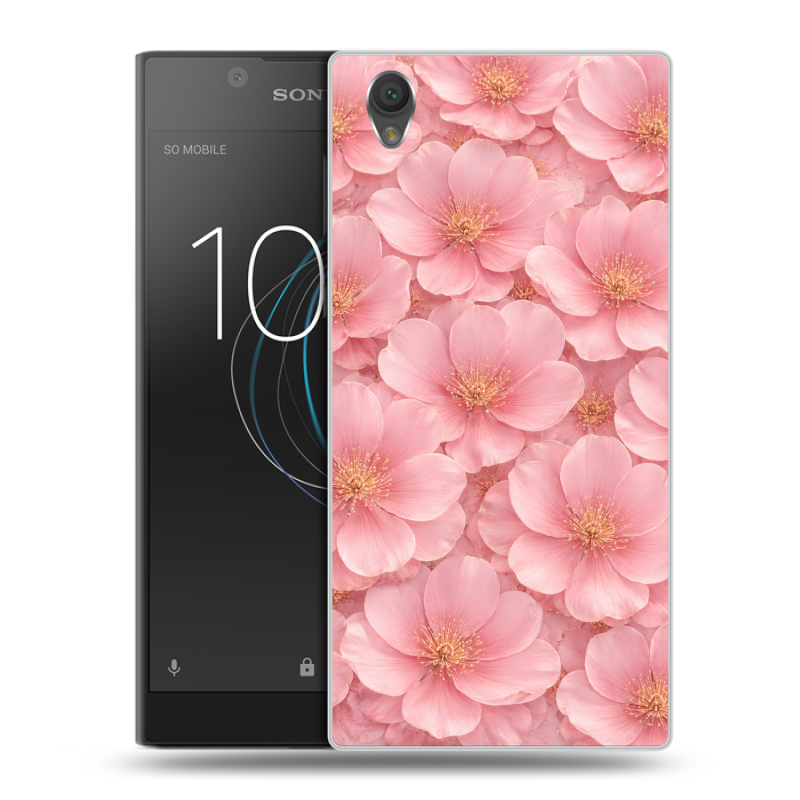 Пластиковый чехол на Sony Xperia L1 с принтом женский Пластиковый чехол на Sony Xperia L1 с принтом женский