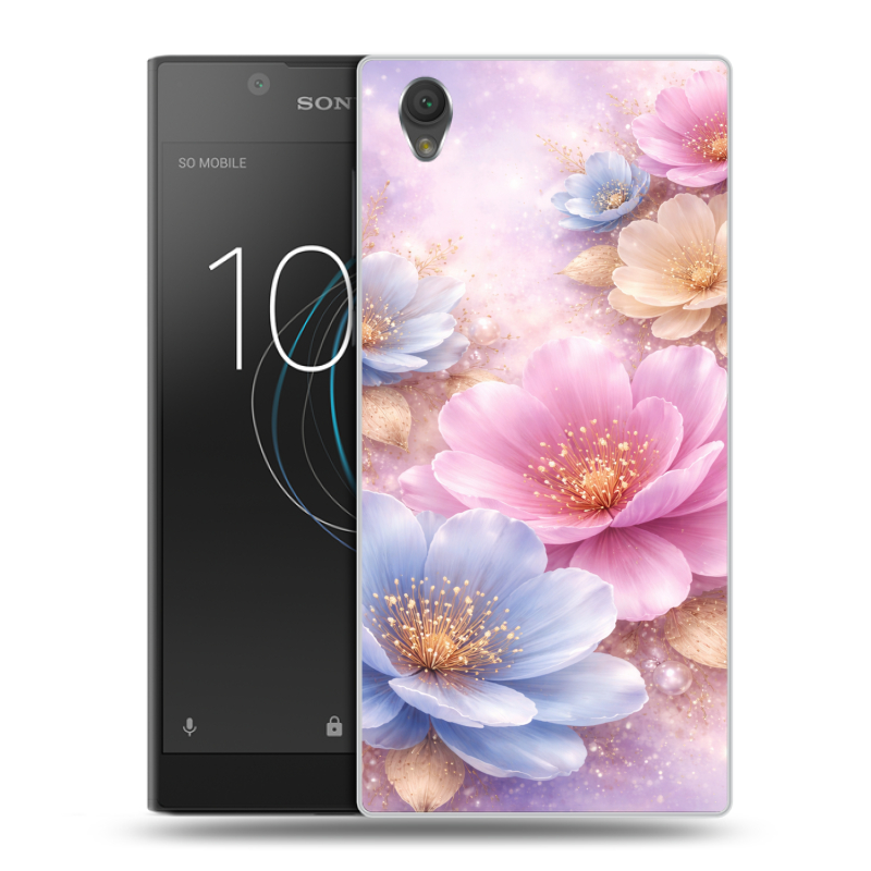 Пластиковый чехол на Sony Xperia L1 с принтом женский Пластиковый чехол на Sony Xperia L1 с принтом женский