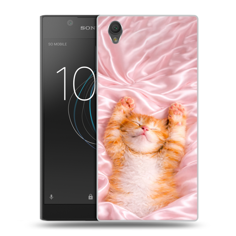 Пластиковый чехол на Sony Xperia L1 с принтом женский Пластиковый чехол на Sony Xperia L1 с принтом женский