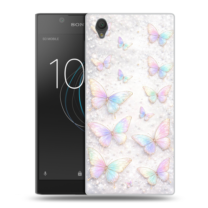 Пластиковый чехол на Sony Xperia L1 с принтом женский Пластиковый чехол на Sony Xperia L1 с принтом женский