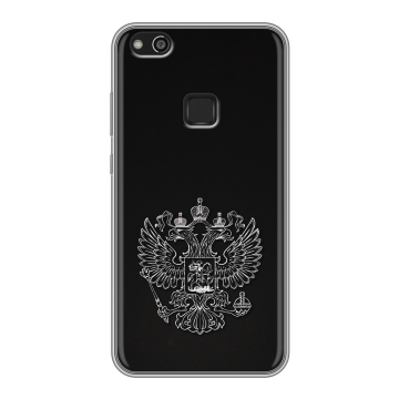 Силиконовый чехол на Huawei P10 Lite с принтом Герб России Силиконовый чехол на Huawei P10 Lite с принтом Герб России