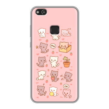 Силиконовый чехол на Huawei P10 Lite с принтом Hello Kitty Хелоу Кити
