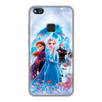 Силиконовый чехол на Huawei P10 Lite с принтом Холодное сердце Frozen