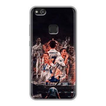 Силиконовый чехол на Huawei P10 Lite с принтом Реал Роналдо Real Ronaldo Силиконовый чехол на Huawei P10 Lite с принтом Реал Роналдо Real Ronaldo