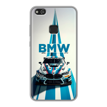 Силиконовый чехол на Huawei P10 Lite с принтом БМВ BMW Силиконовый чехол на Huawei P10 Lite с принтом БМВ BMW