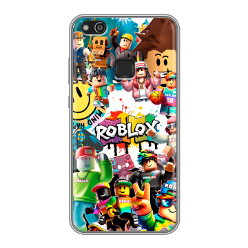 Силиконовый чехол на Huawei P10 Lite с принтом Roblox Роблокс