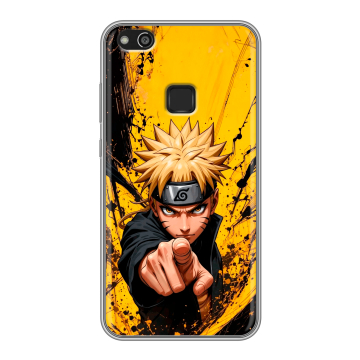 Силиконовый чехол на Huawei P10 Lite с принтом Naruto Наруто
